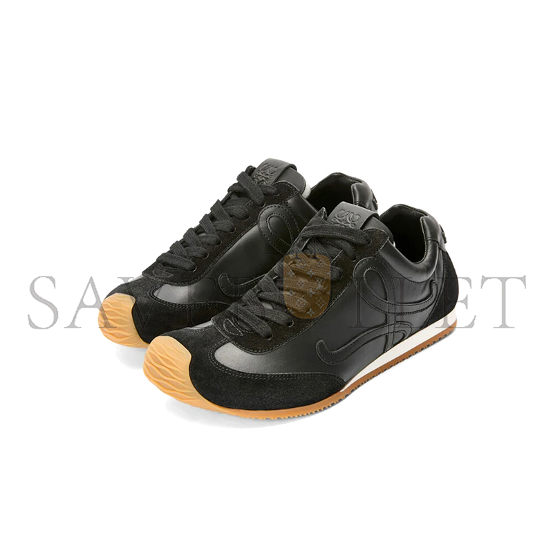 LOEWE BALLET RUNNER 2.0 IN NYLON AND CALFSKIN LLBR282X03 3